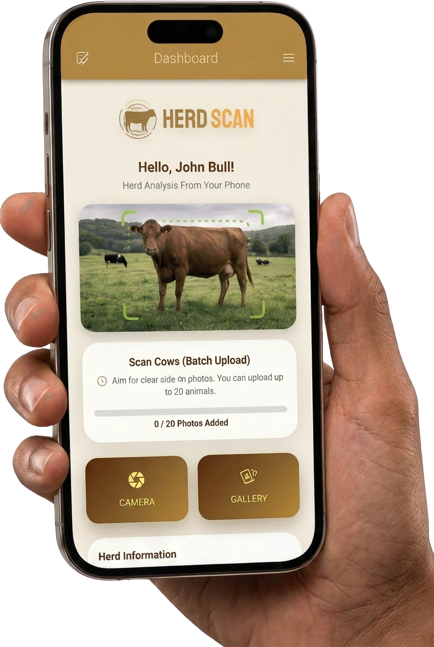 Herd Scan app — herd analysis from your phone